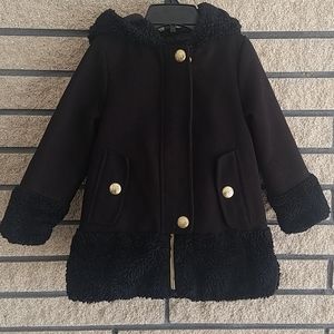 London Fog Black Hoodie Jacket Size 3T